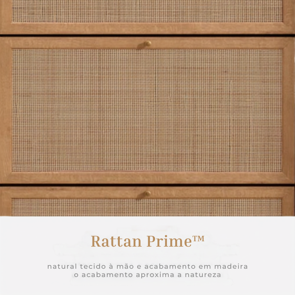 Rattan Prime™ — Menos bagunça à vista, mais beleza no ambiente.