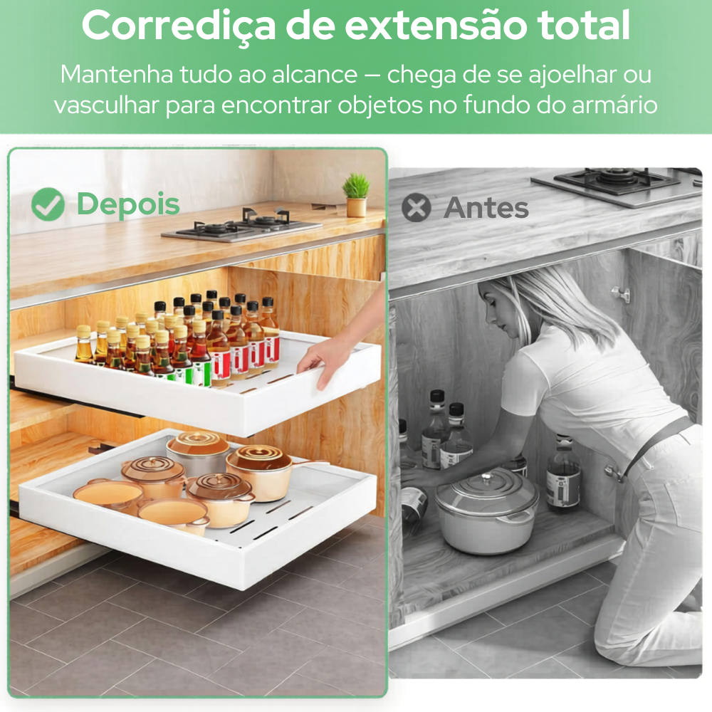 GavetaMax™ — Mais organização no armário. Compre 1 e leve 2.