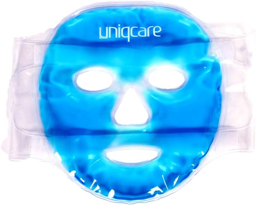 MASCARA TERMICA GEL AZUL PARA ROSTO UNIQCARE COR:AZUL