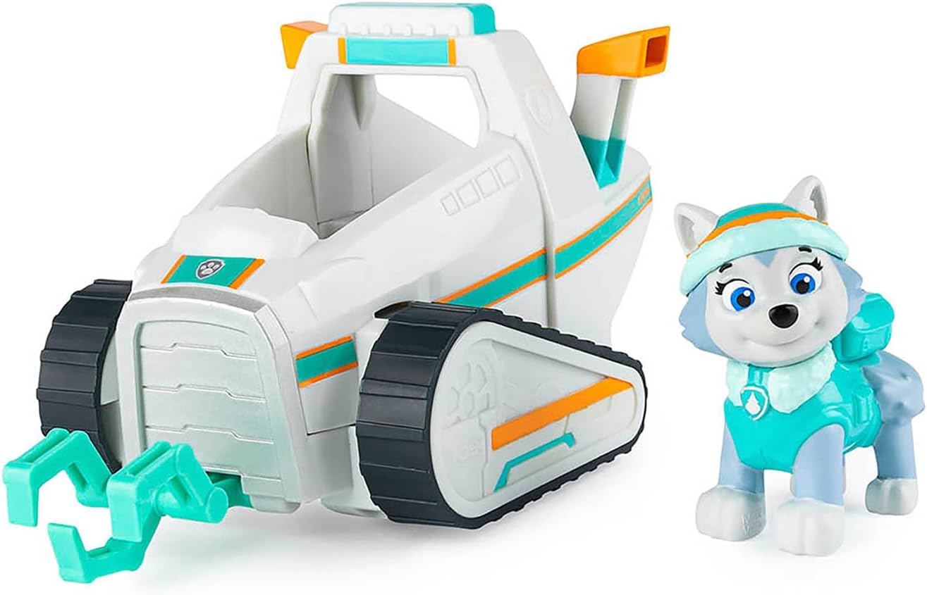 Patrulha Canina - Boneco de 6cm e Veículo - Everest
