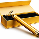 Massageador Facial Gold Efeito Lifting - Redução de Rugas e Linhas de Expressão - Diminui Papada, Olheiras e Inchaço - Estimula Colágeno e Absorção de Cremes