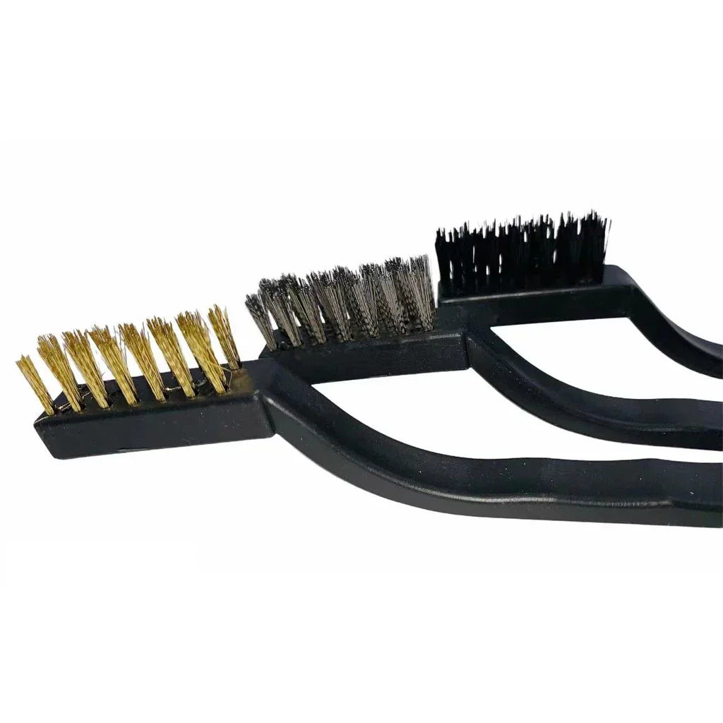 Escovas de Aço Multiuso Kit 3 Pcs