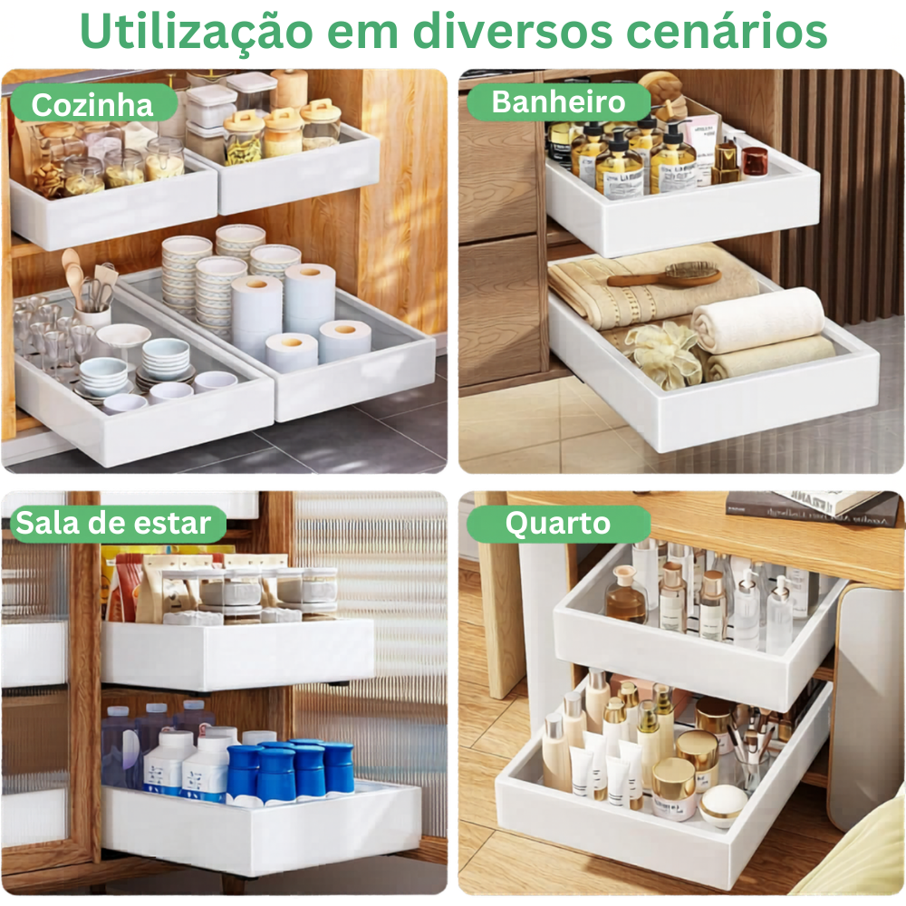 GavetaMax™ — Mais organização no armário. Compre 1 e leve 2.