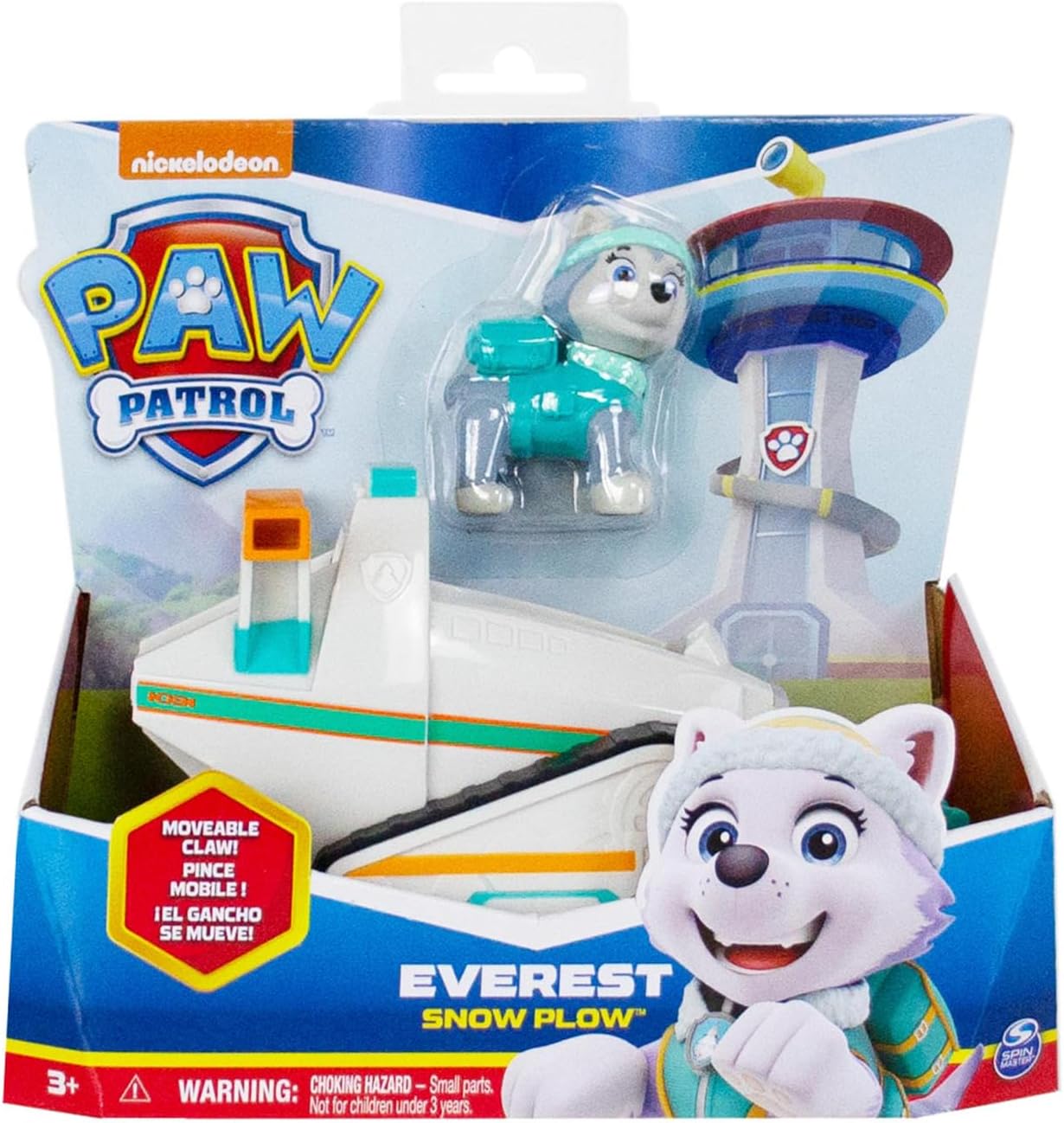 Patrulha Canina - Boneco de 6cm e Veículo - Everest