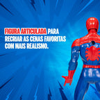 Boneco Marvel Olympus Homem Aranha - E6358 - Hasbro, Vermelho e azul