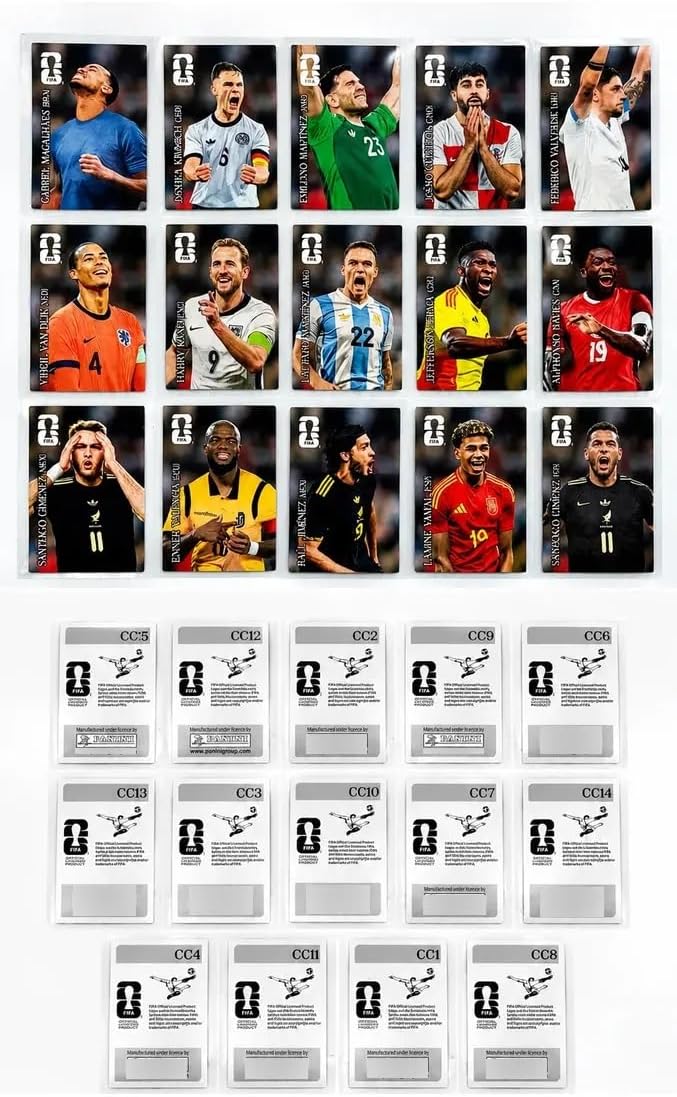 Kit 14 Figurinhas Especial Completa Coca Cola Copa 2026 Oficial Panini