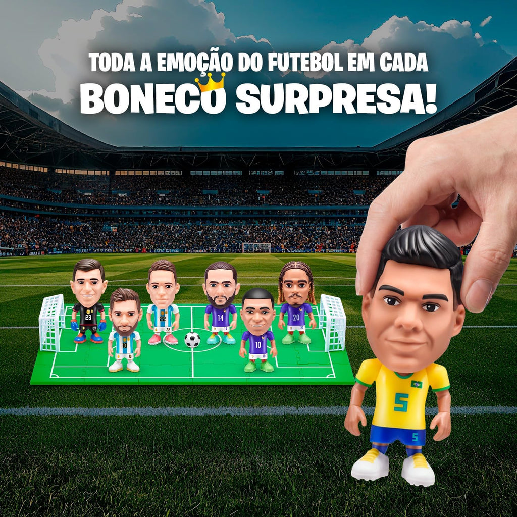 Candide, FIFA World Cup 2026 Ballers, Boneco Surpresa, Acompanha Acessórios - 1 Miniatura