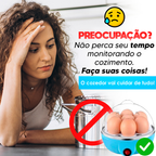 Cozedor de Ovos Portátil a Vapor