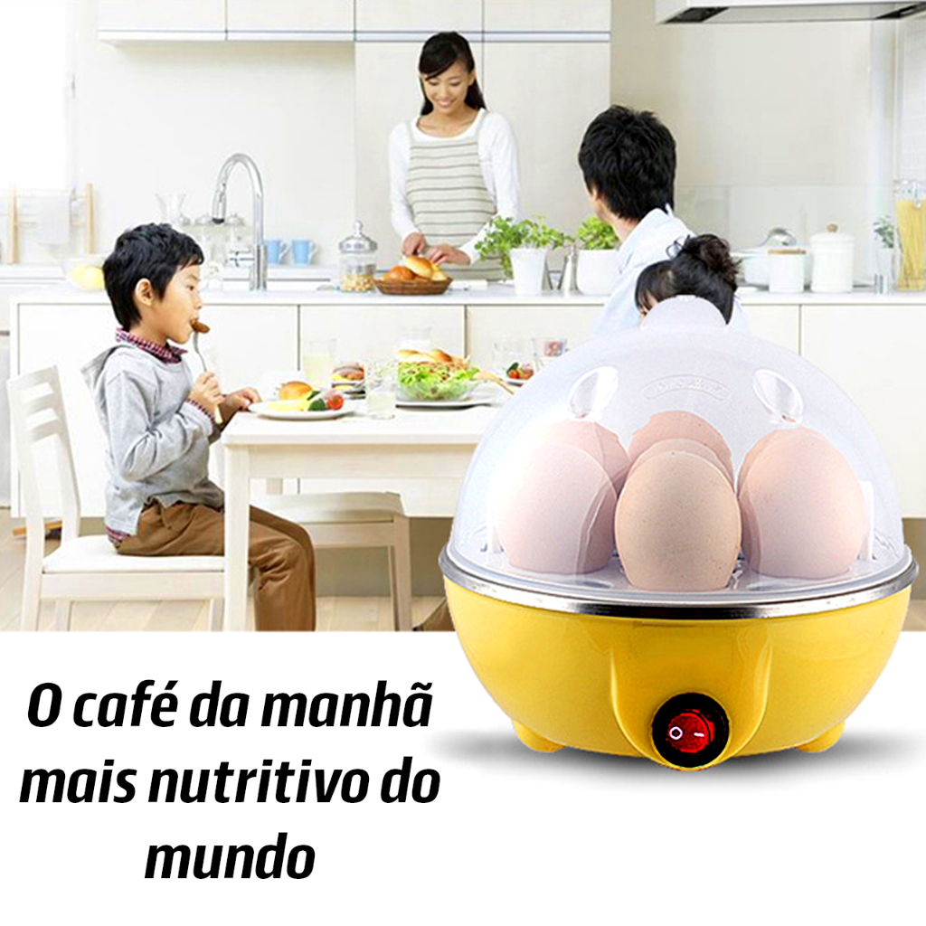 Cozedor de Ovos Portátil a Vapor