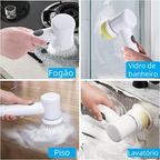 Escova Elétrica PowerClean 5 em 1™ - Pare de esfregar sujeira com as mãos