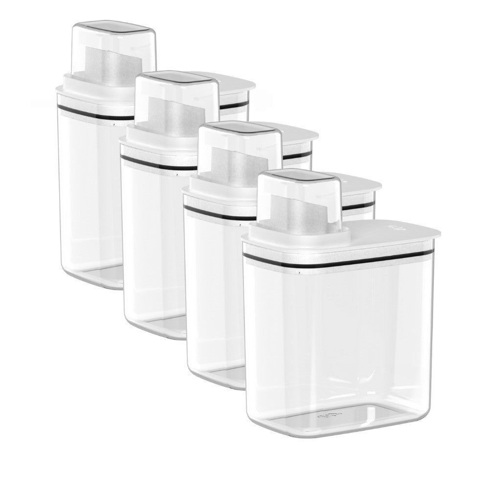 Kit 4 Peças Dispenser Flow 1,5 Litros