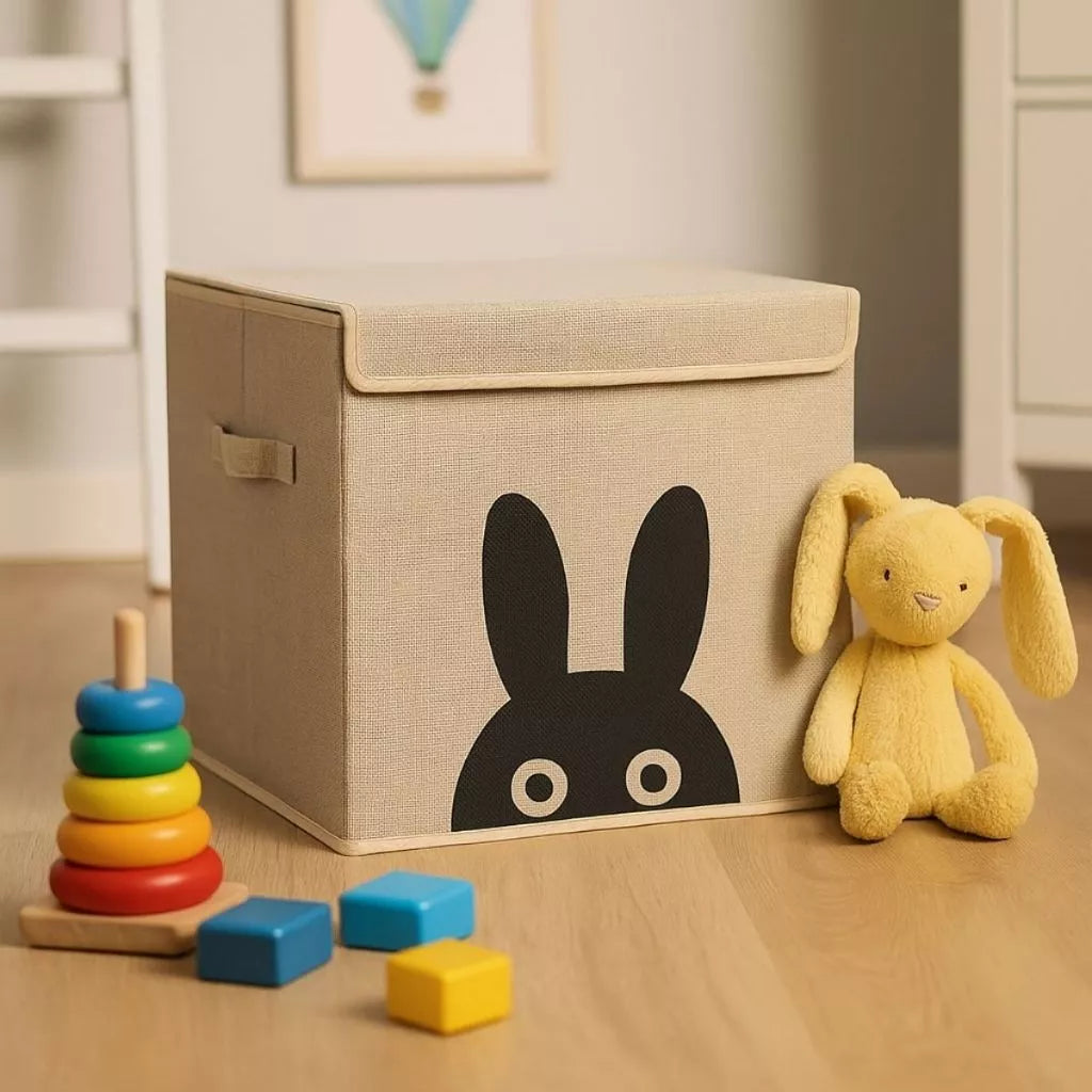Caixa Organizadora Infantil com Tampa Animal