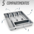 Porta Talheres Organizador de Gaveta de Cozinha