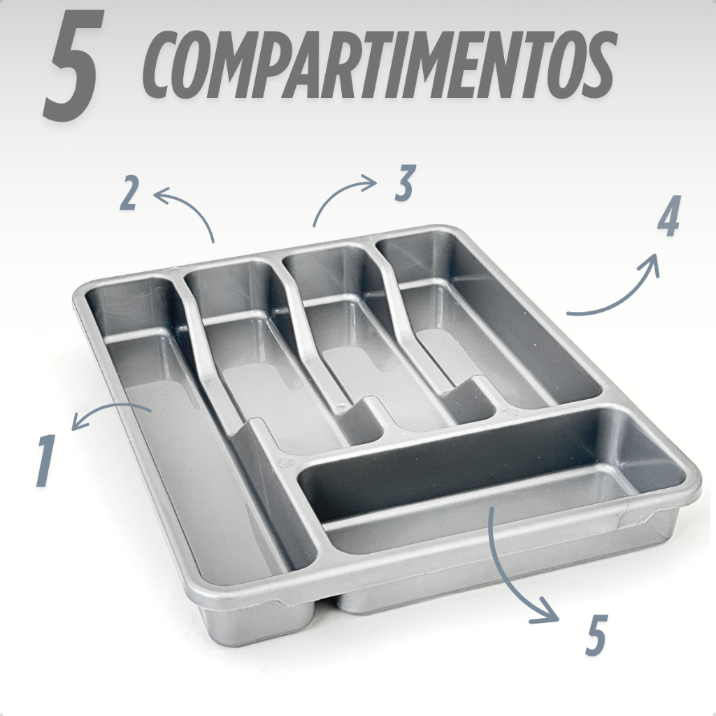 Porta Talheres Organizador de Gaveta de Cozinha