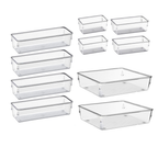 Kit de 10 Organizadores Multiuso Acrilico Rebirth