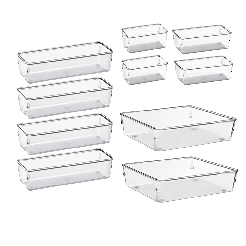 Kit de 10 Organizadores Multiuso Acrilico Rebirth