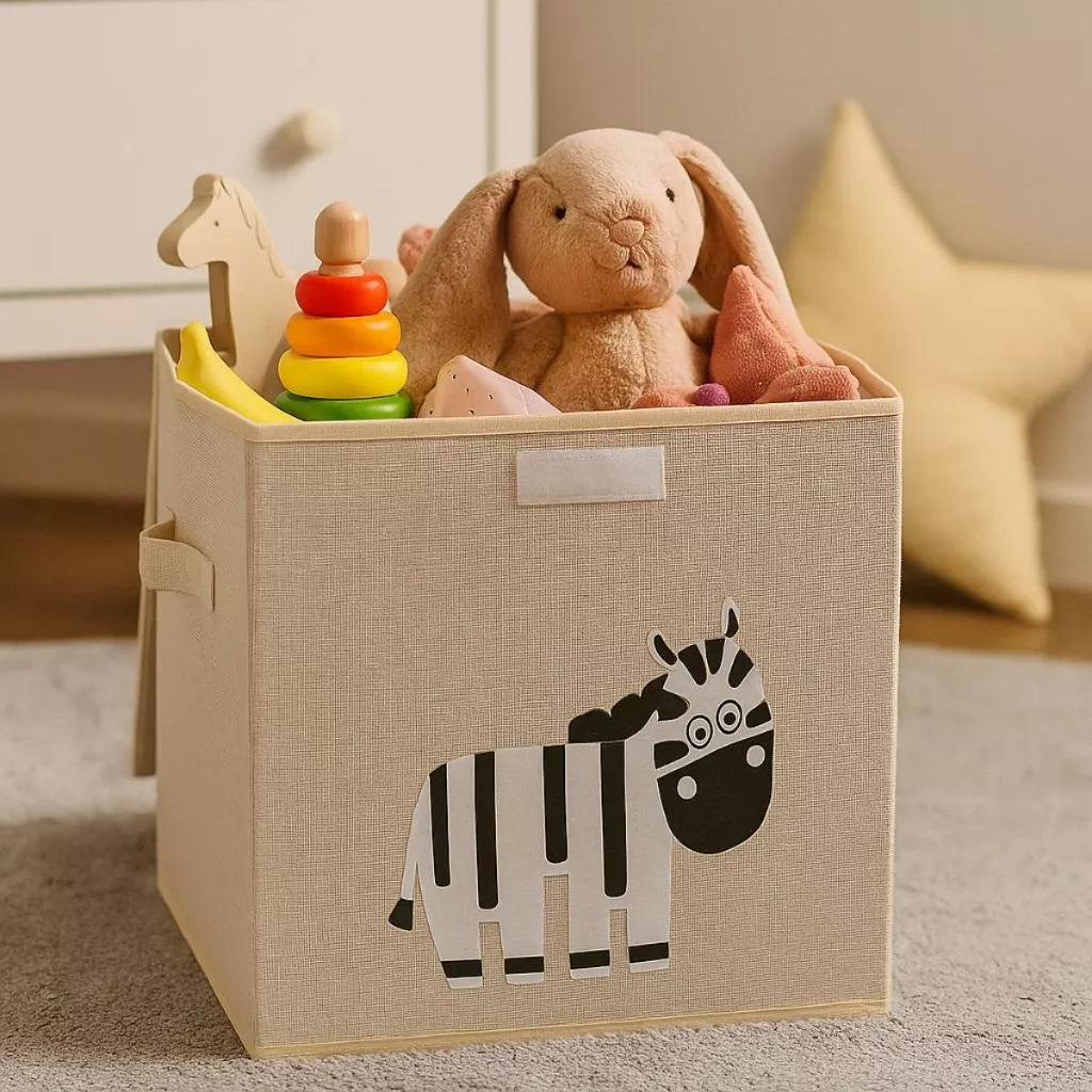 Caixa Organizadora Infantil com Tampa Animal