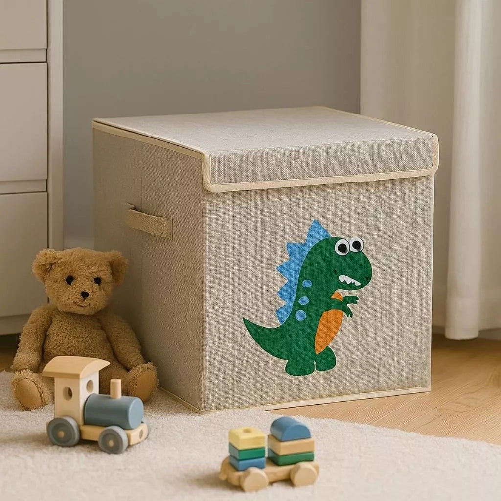 Caixa Organizadora Infantil com Tampa Animal