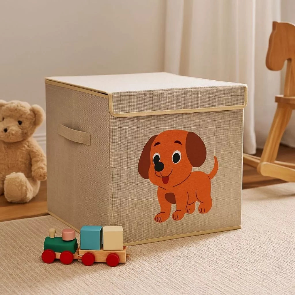 Caixa Organizadora Infantil com Tampa Animal
