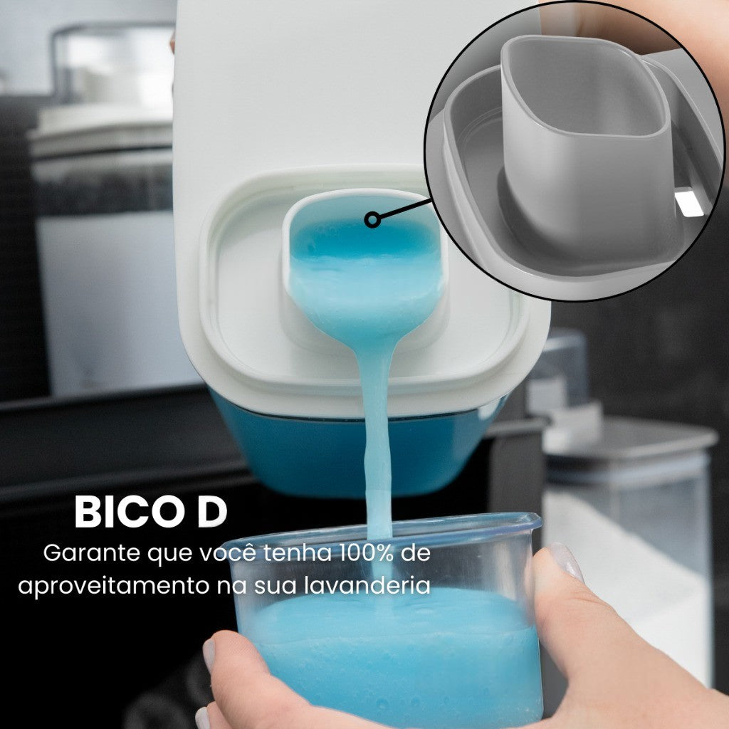 Kit 4 Peças Dispenser Flow 1,5 Litros