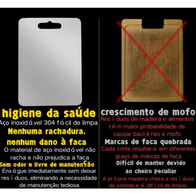 Placa de Corte de Aço Inoxidável 304