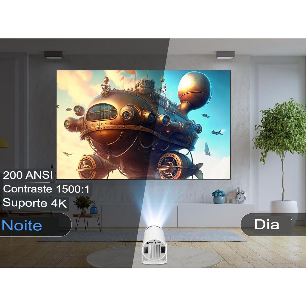 Mini Projetor Portátil Smart