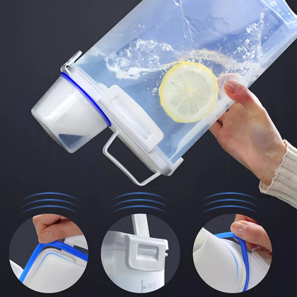 Kit 2 Peças Pode Hermético Multiuso com Bico Dosador