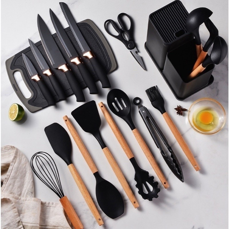 Kit de Utensílios de Luxo 19 Peças