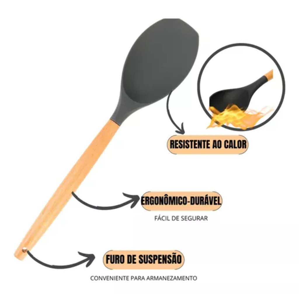 Kit de Utensílios de Luxo 19 Peças